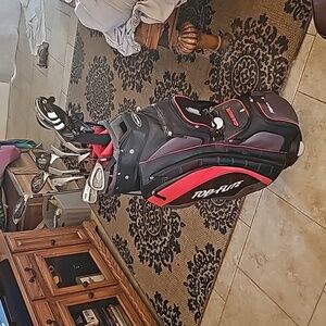 Top flight Gamer 14 way golf club cart bag